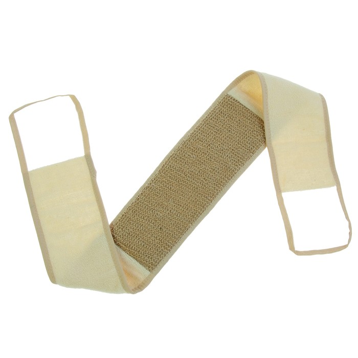 Мочалка банная XXXL "Для великих людей", крапива, 95х11см