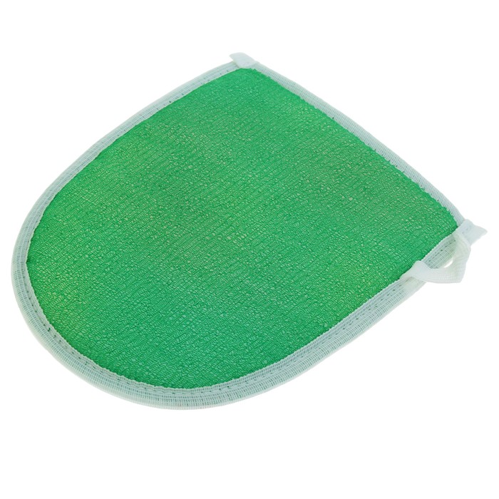 Мочалка банная "Варежка, с цветами" микс