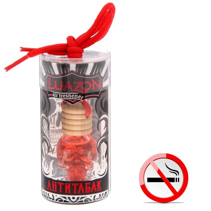 Ароматизатор в подвесной бутылочке "Антитабак", уценка