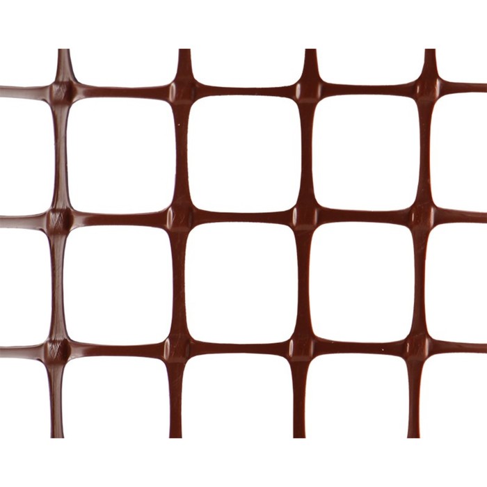 фото Сетка садовая, 1 × 20 м, ячейка 2 × 2 см, коричневая протэкт