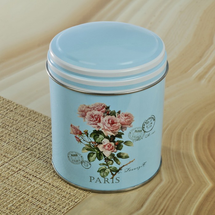 Банка для сыпучих продуктов 800 мл "Прованс Винтаж", d=9,9 см, h=11 см