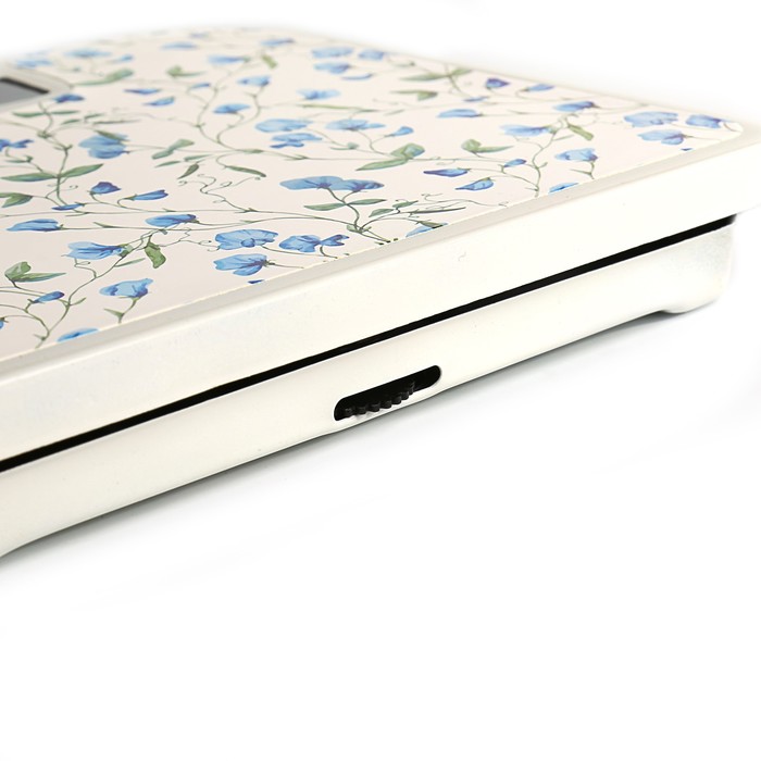 Весы напольные Gelberk GL-209, механические, до 130 кг, "Цветы"