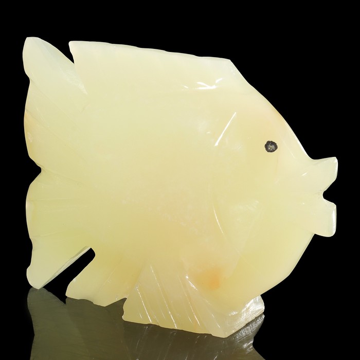 Сувенир «Рыба»,11х9 см, оникс