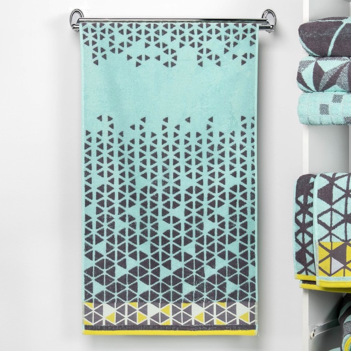 Полотенце махровое "Этель" Мозаика, 70х130 см