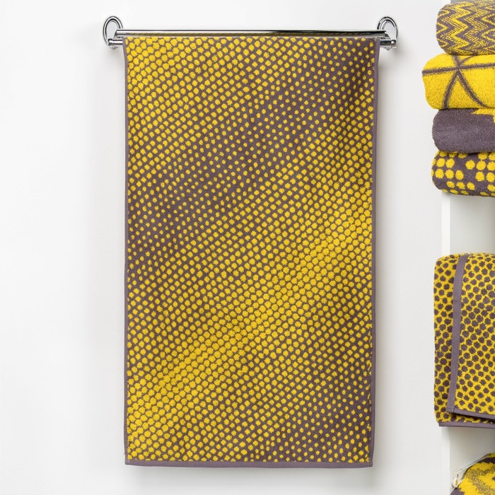 Полотенце махровое "Этель" Градиент цвет жёлтый 50х90 см, 100% хл, 420 гр/м2