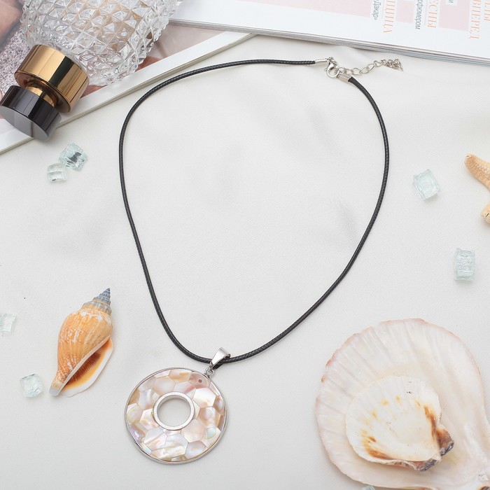 Кулон "Перламутр" кольцо, 45см