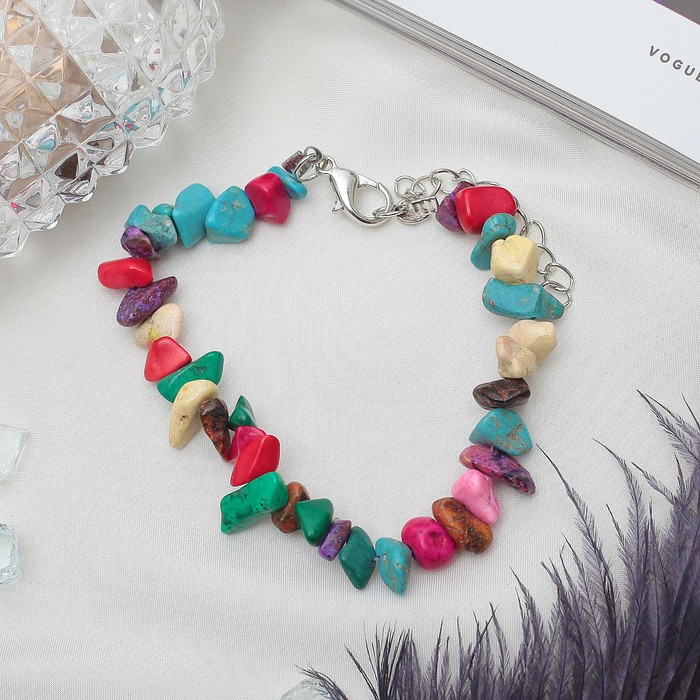 Браслет крошка 1 нить "Самоцвет яркий"