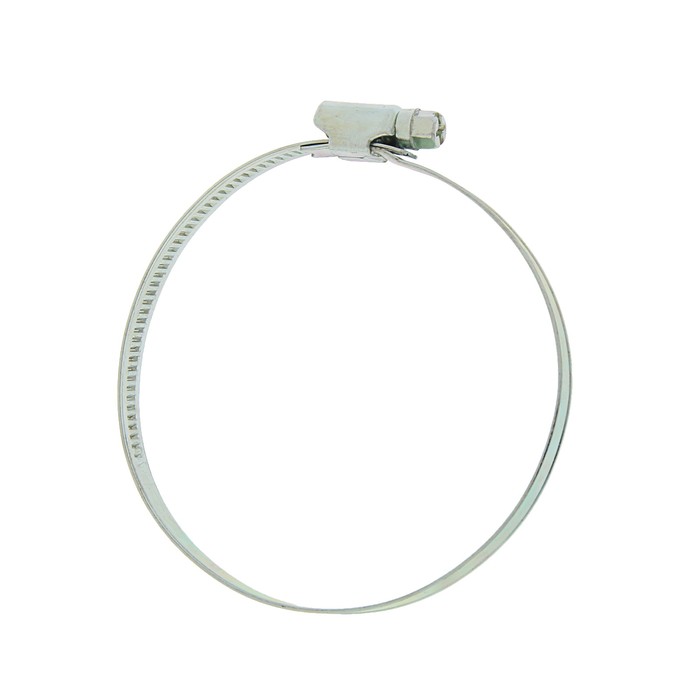 Хомут оцинкованный TUNDRA krep, несквозная просечка, диаметр 70-90 мм, ширина 9 мм