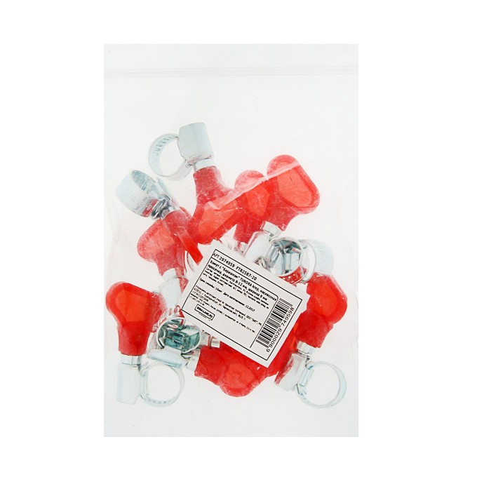 Хомут с "барашком" TUNDRA krep, несквозная просечка, диаметр 8-12 мм, ширина 9 мм