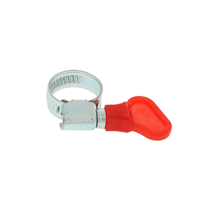 Хомут с "барашком" TUNDRA krep, несквозная просечка, диаметр 12-20 мм, ширина 9 мм