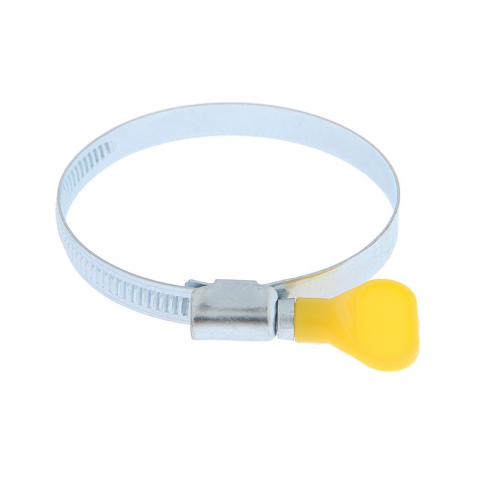 Хомут с "барашком" TUNDRA krep, несквозная просечка, диаметр 50-70 мм, ширина 9 мм