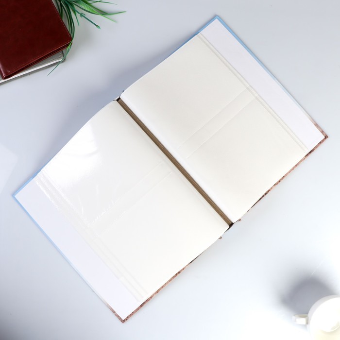 Фотоальбом на 100 фото 10х15 см "Парусник" в коробке МИКС 29,7х22,5х6 см