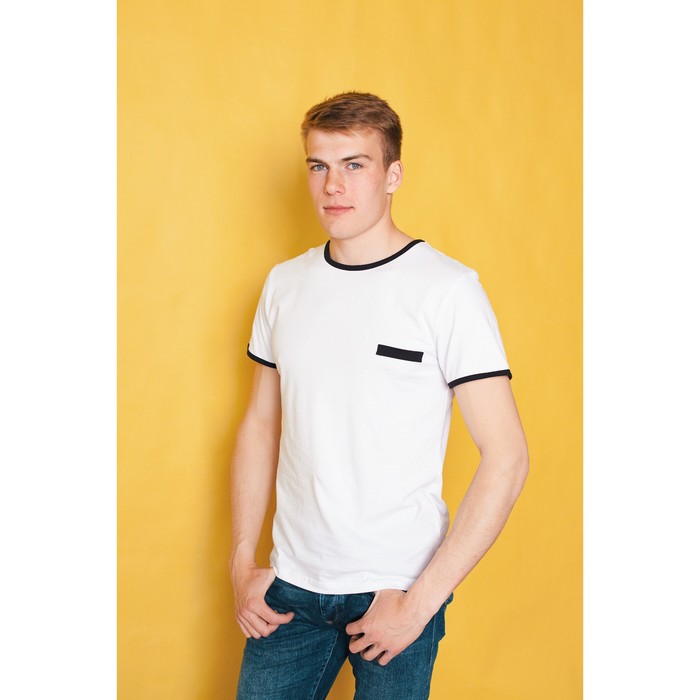 Футболка мужская MINAKU, размер 54, цвет белый