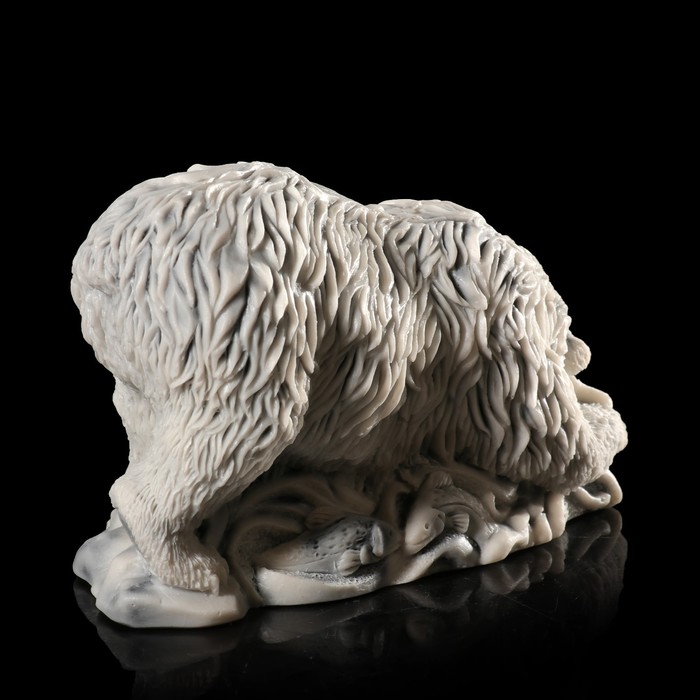 Сувенир "Медведь ловит рыбу 1" 8 см МИКС