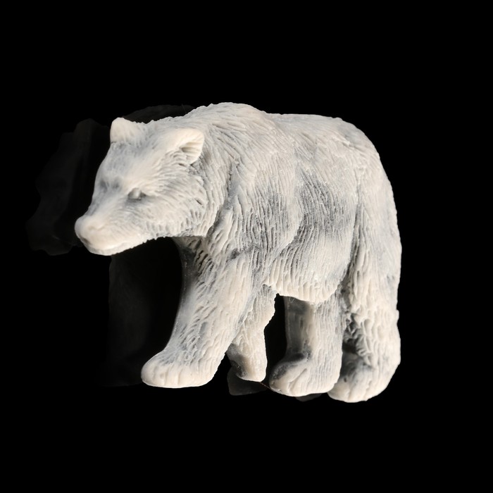 Магнит "Медведь бурый 3 (барельеф)" 3,5 см