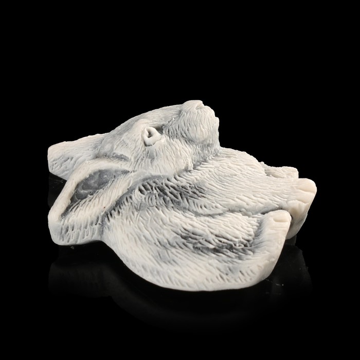 Магнит "Кролик (барельеф)" 3,5 см