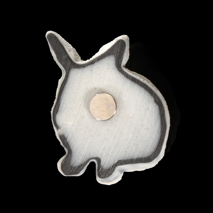 Магнит "Кролик (барельеф)" 3,5 см