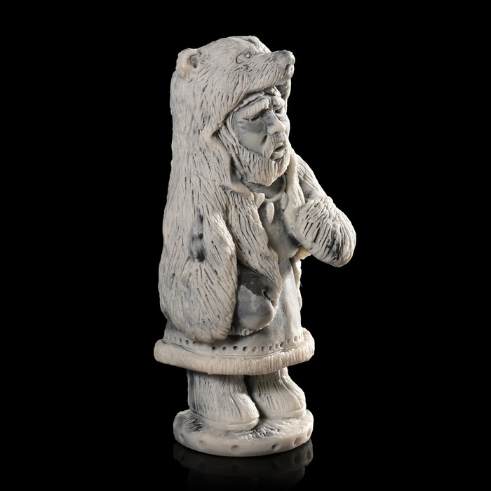 Сувенир "Шаман в шкуре медведя маленький" 7 см