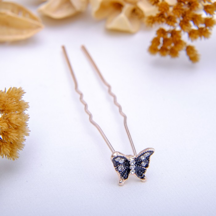 Шпилька для волос "Дюваль" 1,1 см бабочка