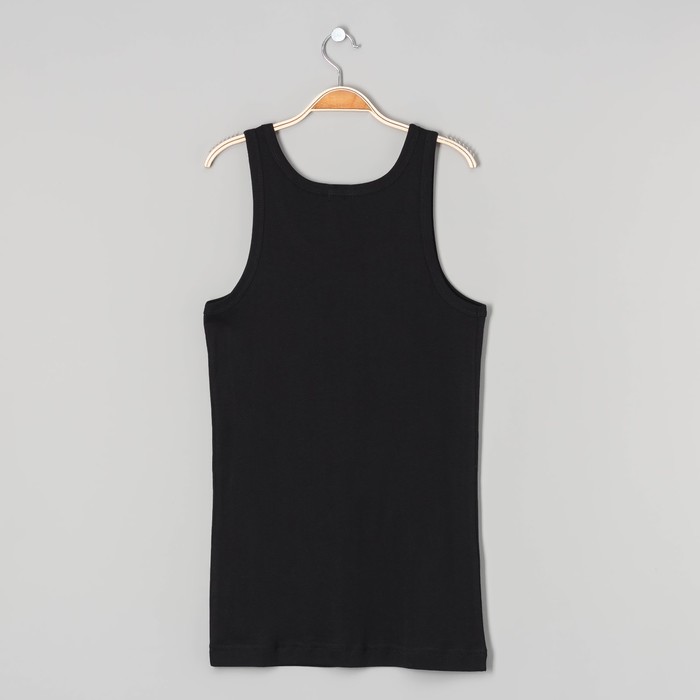 Майка мужская MM-002 цвет чёрный, р-р 46