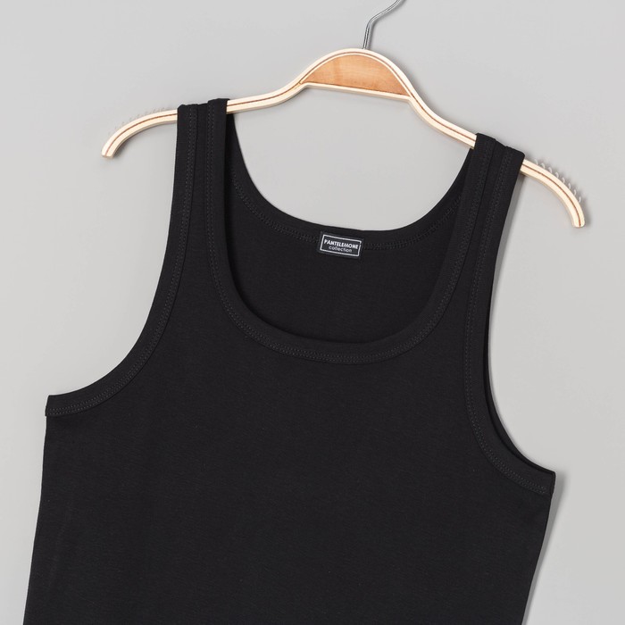 Майка мужская MM-002 цвет чёрный, р-р 46