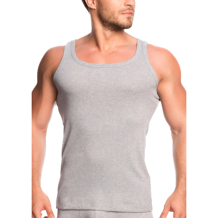 Майка мужская MM-002 цвет серый, р-р 52