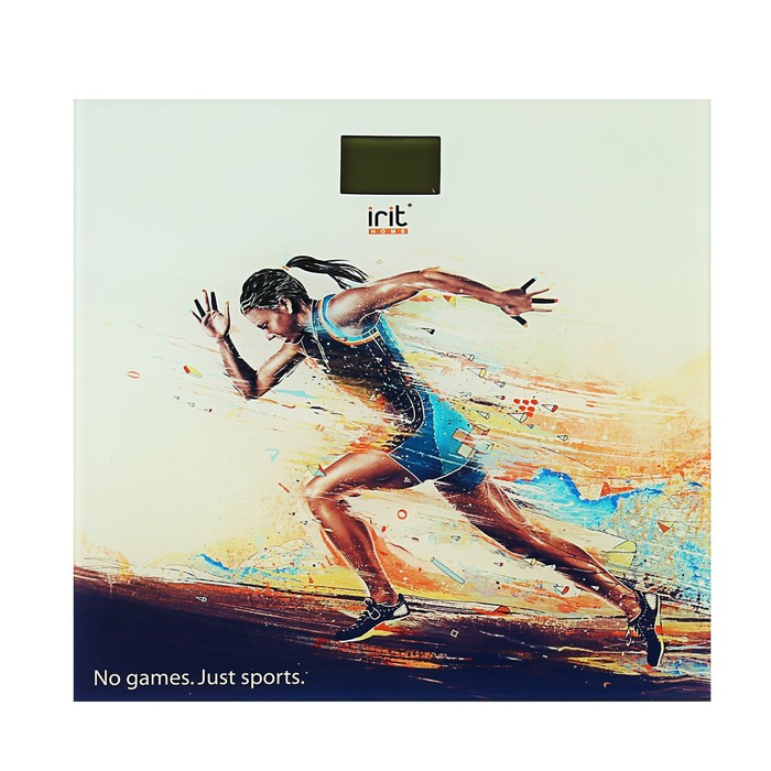 Весы напольные Irit IR-7262, электронные, до 180 кг, "Бег"