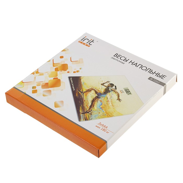 Весы напольные Irit IR-7262, электронные, до 180 кг, "Бег"