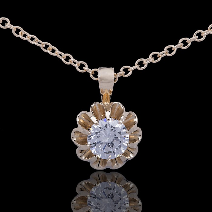 Кулон "Форфонитис", цвет белый в золоте