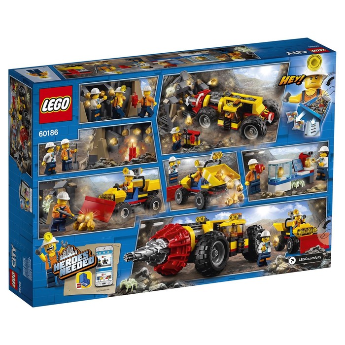 Конструктор "Тяжелый бур для горных работ", 294 детали