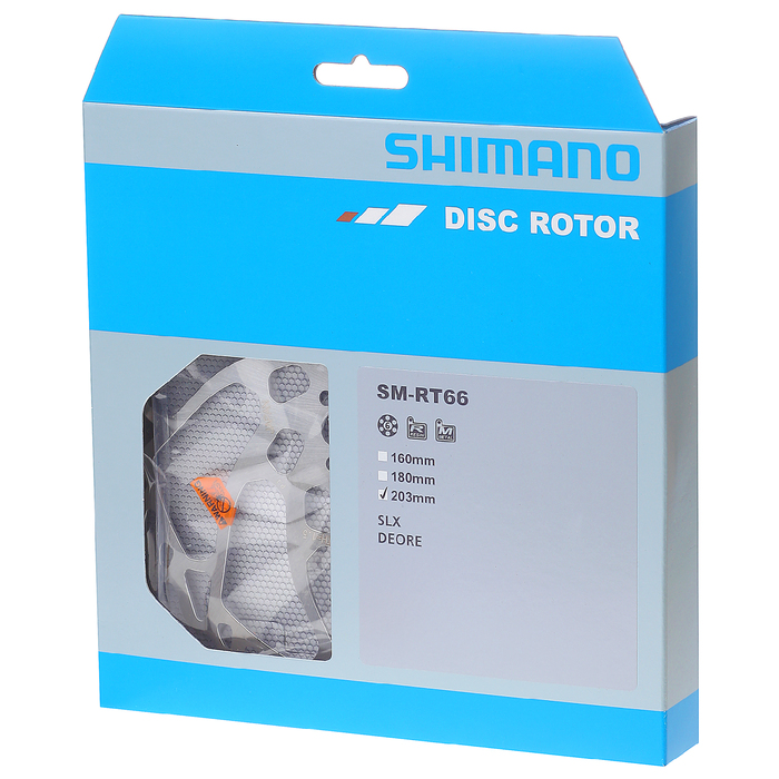 Тормозной диск Shimano RT66, 203мм, 6-болт