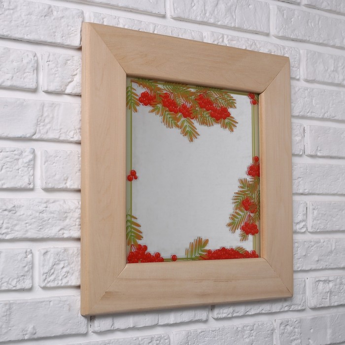 Зеркало "Рябинка" 30х30см