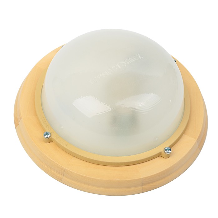 Светильник "ЭЛЕТЕХ" Терма 1301 Круг НББ 03-60-013, 60 Вт, IP65, липа, до +140°С Уценка