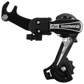 

Переключатель задний Shimano Tourney, TY21-B, GS, 6ск, крепление на ось, цвет черный