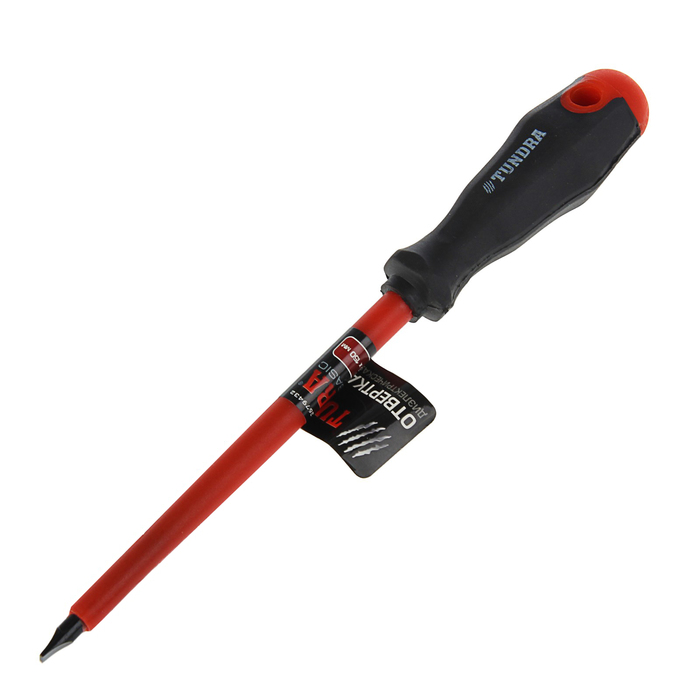 Отвертка диэлектрическая TUNDRA basic, SL 6.5 х 150 мм