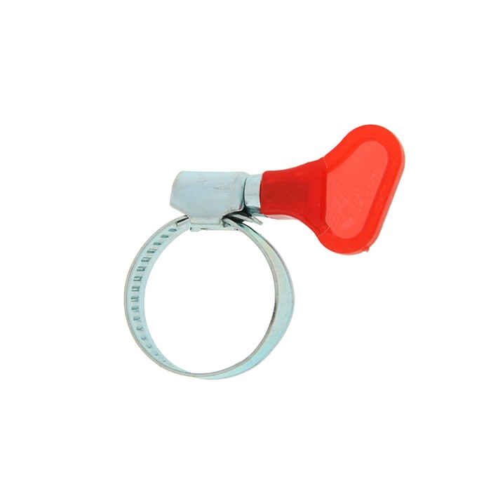 Хомут с "барашком" TUNDRA krep, несквозная просечка, диаметр 14-27 мм, ширина 9 мм