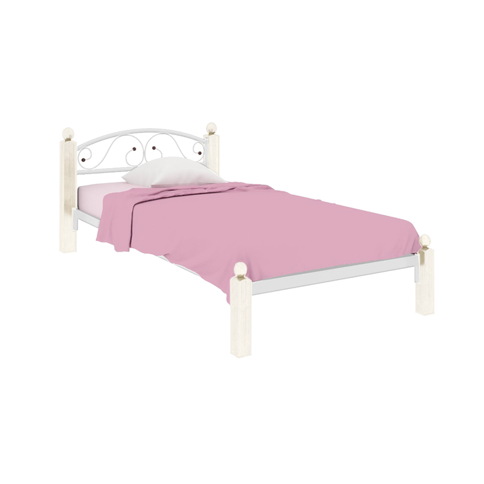 Кровать "Вероника Мини Люкс", 200x80 cм, каркас белый