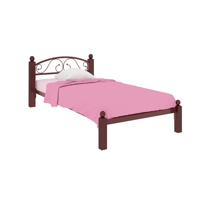 Кровать "Вероника Мини Люкс", 200x90 cм, каркас коричневый