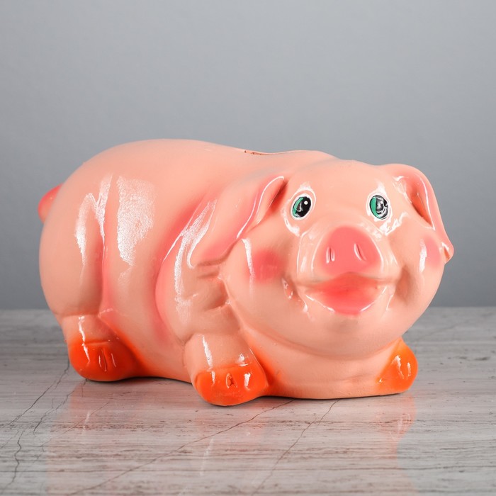 Копилка "Свинка Фантик" малая, глянец