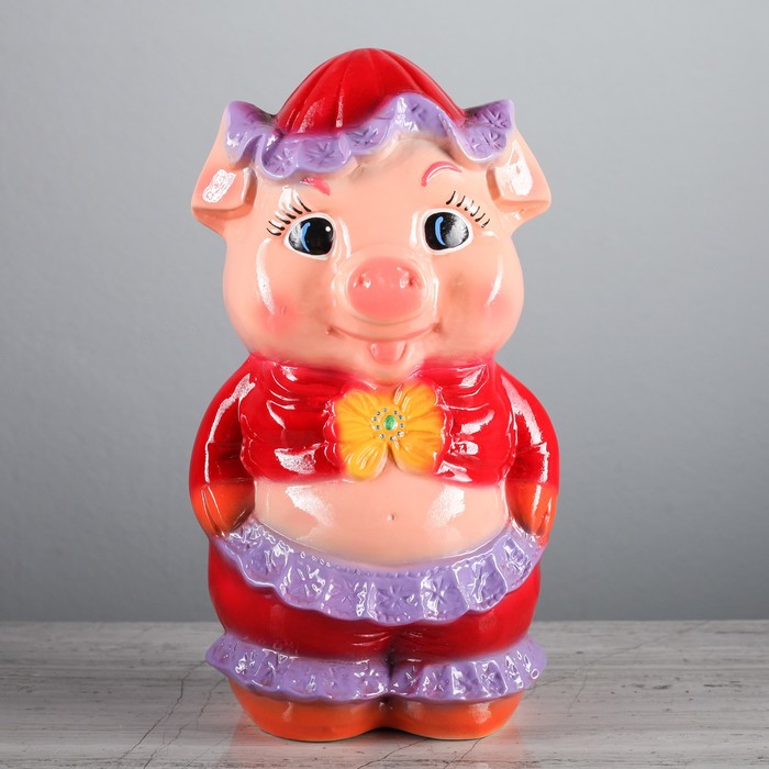 Копилка "Свинка Долли " глянец