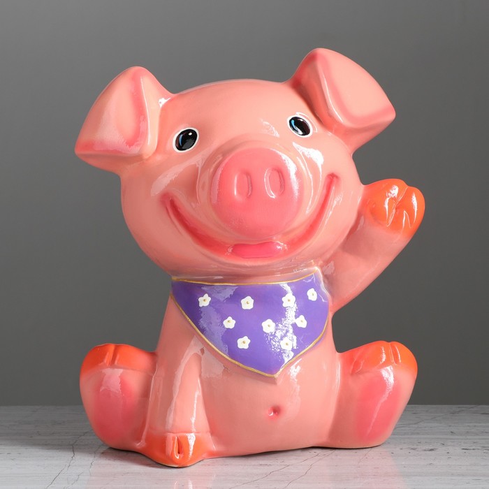 Копилка "Поросёнок Шпунтик" глянец