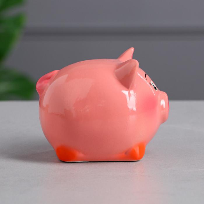 Копилка "Поросёнок Пупсик" малая, глянец