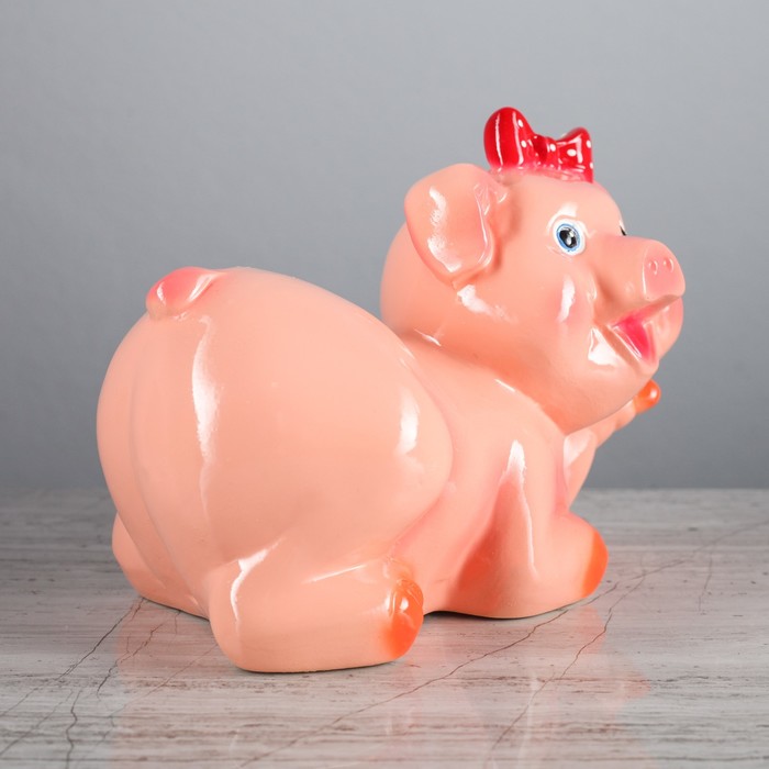 Копилка "Поросёнок Кроха" глянец