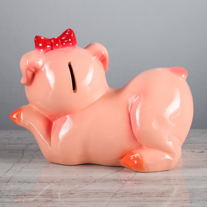 Копилка "Поросёнок Кроха" глянец