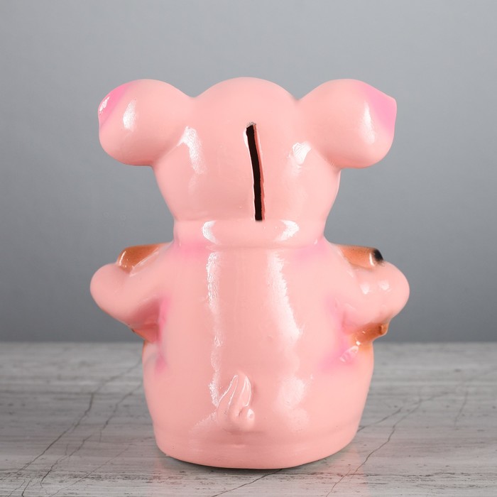 Копилка "Поросёнок Welcome" малая, глянец