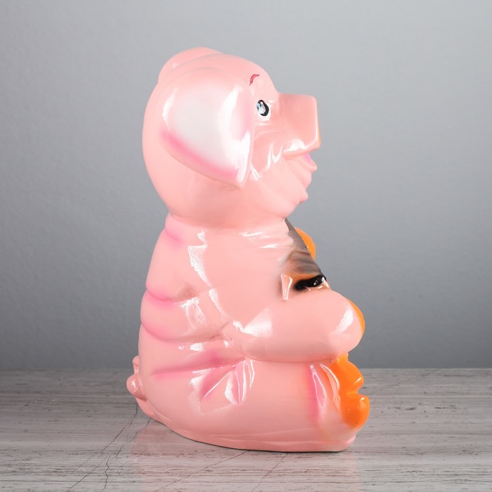 Копилка "Поросёнок Welcome" большой, глянец