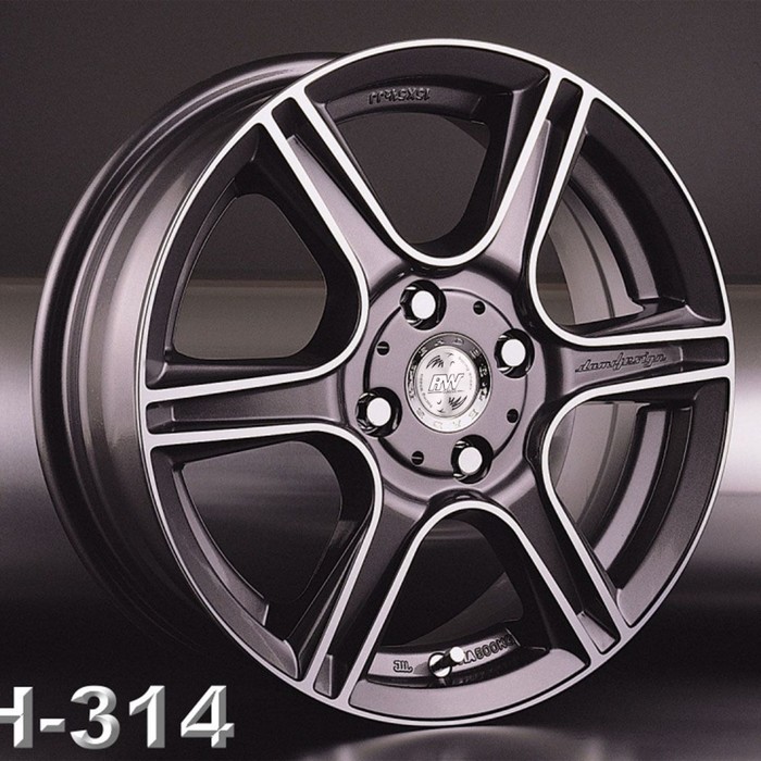 Диск RW Classic  H-314  5,5x15 4*100 ET45  d60,1  BK F/P  (85977239955)