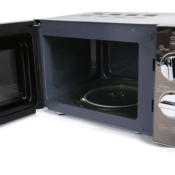 Микроволновая печь WILLMARK WMO-202MHS, 20 л, 700 Вт, механическое управление, серый