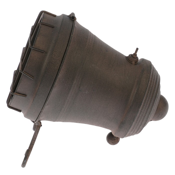 Часы настольные серия Ковка. Прибор, на циферблате решетка, 21*23см