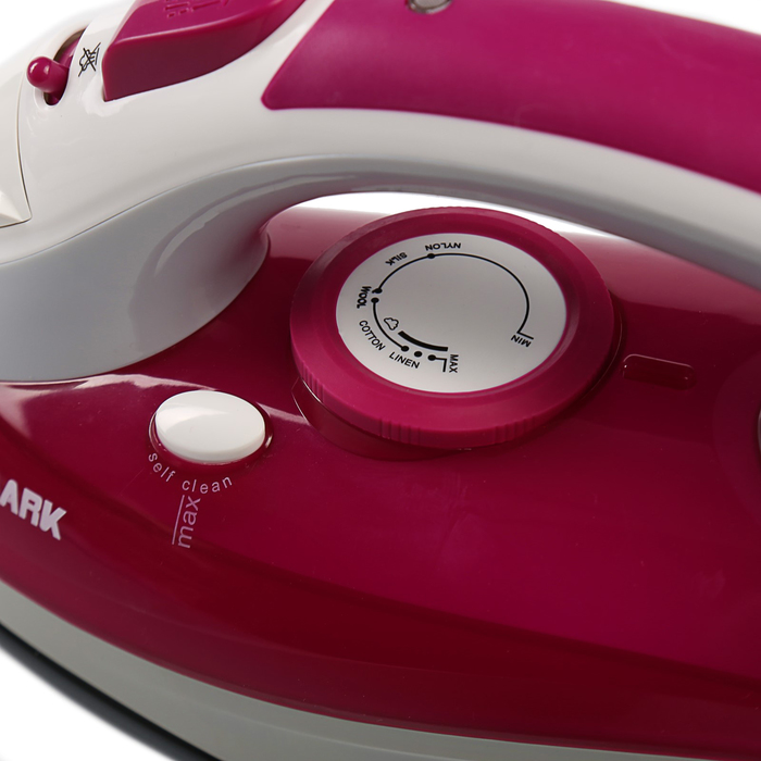 Утюг WILLMARK SI-2217CRR, 2200 Вт, керамическая подошва, 320 мл , автоотключение, розовый